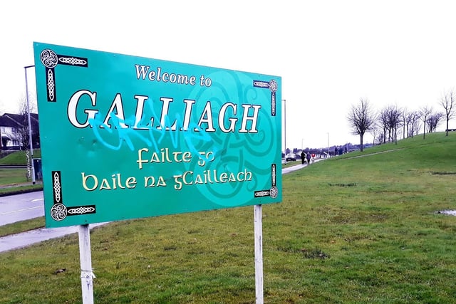 Galliagh Park (Páirc Bhaile na gCailleach). Galliagh is a shortened form of Ballynagalliagh/Baile na gCailleach. The land was farmed for the support of a convent (Bryson). Note that this estate is in Shantallow townland, not Ballynagalliagh.