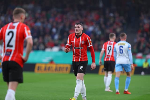 Derry City's Ryan Graydon played a big role in the FAI Cup win over Shelbourne.