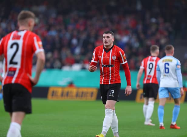Derry City's Ryan Graydon played a big role in the FAI Cup win over Shelbourne.