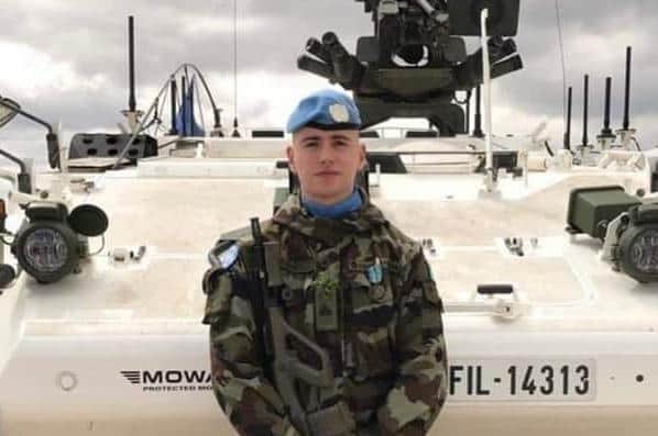 The late Private Seán Rooney.