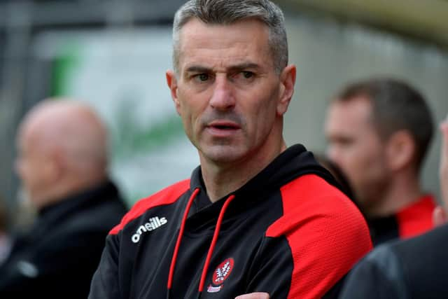 Derry manager Rory Gallagher.