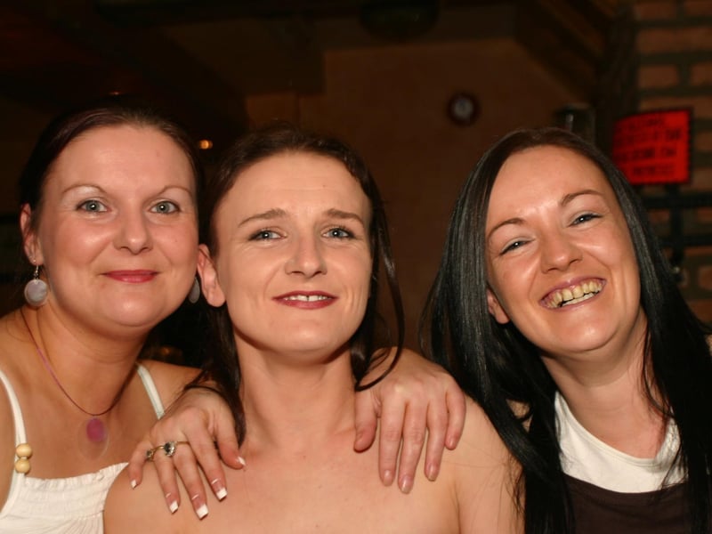 Left to right Tina, Donna and Lynnette party time is here again 703/dd : .
