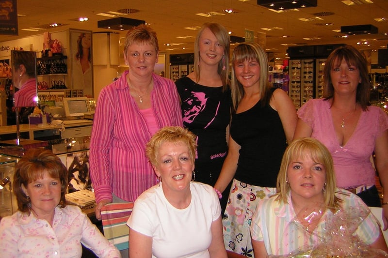 Debenhams fashion show.