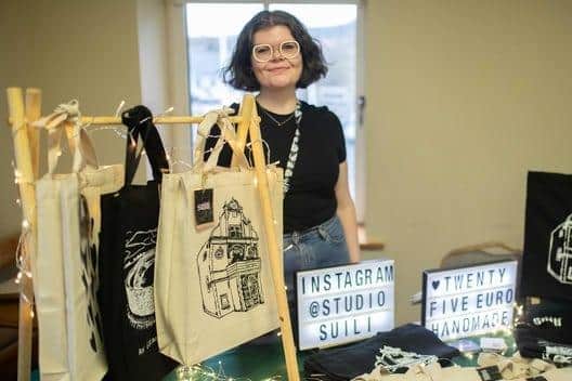 Cara Donaghey, pictured at the recent Sliabh Sneacht Christmas Craft Fair in Drumfries,