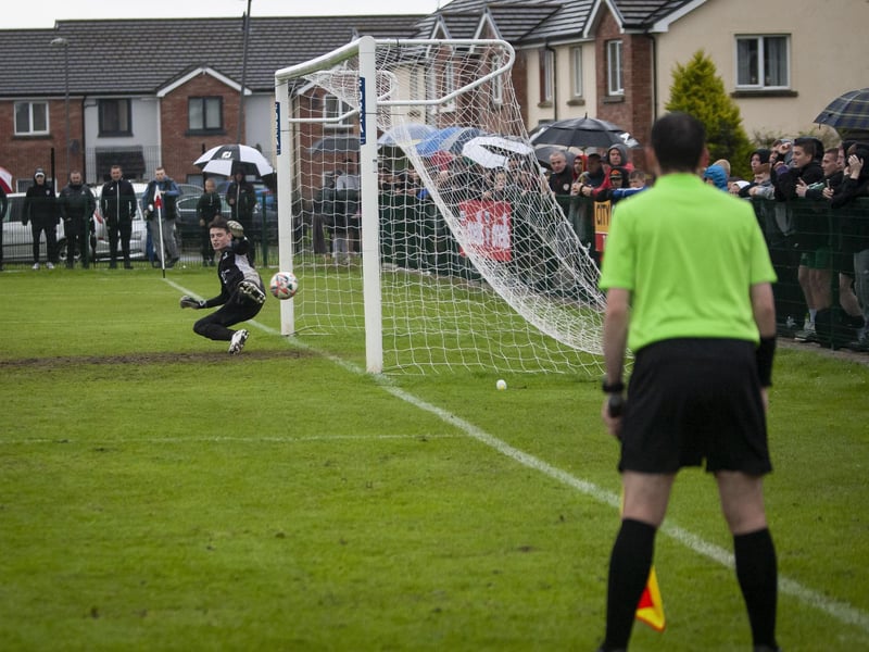 Action from Friday’s u-17 Foyle Cup final between Derry City and Institute at Oakland Park, Derry (Photos: Jim McCafferty Photography)