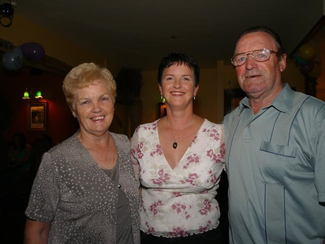 Roisin McLaughlin's 40th birthday, 20 years ago.
