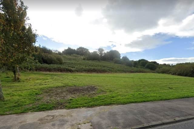 The proposed site of the new community centre.