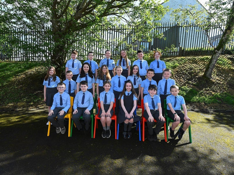 Mrs Morrison’s P7 class at St Anne’s Primary School.