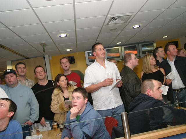 A night out at the Lifford Races in October 2003