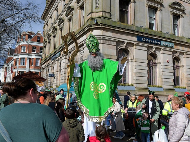 St Patrick in Guildhall Square. Photo: George Sweeney.