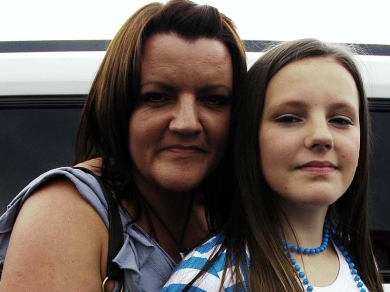 Tracy pictured with daughter Hayley. : .