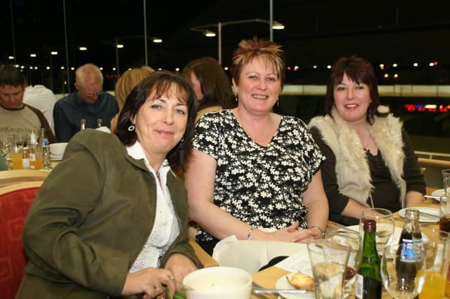 Folks out enjoying the Lifford Races back in January 2005.