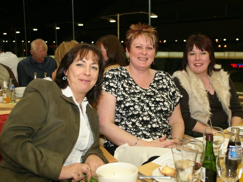 Folks out enjoying the Lifford Races back in January 2005.