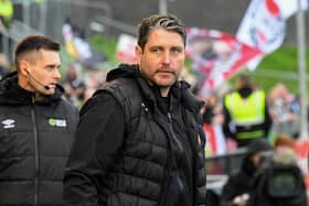DISAPPOINTED: Derry City manager Ruaidhri Higgins. Photograph: George Sweeney