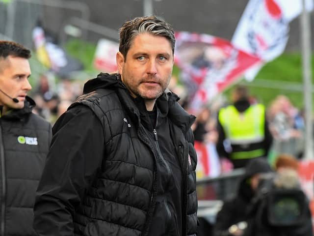 DISAPPOINTED: Derry City manager Ruaidhri Higgins. Photograph: George Sweeney