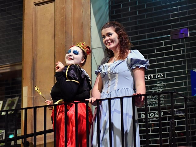 Revellers, performers and early contenders for the best Halloween costume converged on Derry’s city centre on Monday evening for the opening of the 2024 Halloween festivities. Photo: George Sweeney