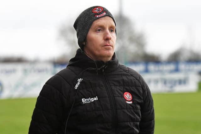 Derry senior hurling manager Johnny McGarvey. Photo: George Sweeney
