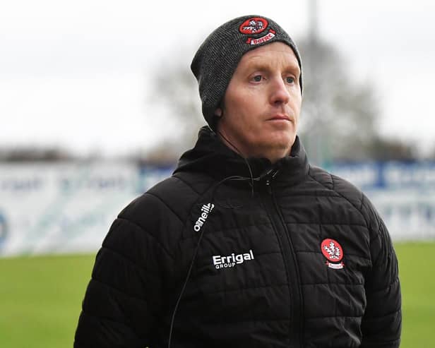 Derry senior hurling manager Johnny McGarvey. Photo:  George Sweeney