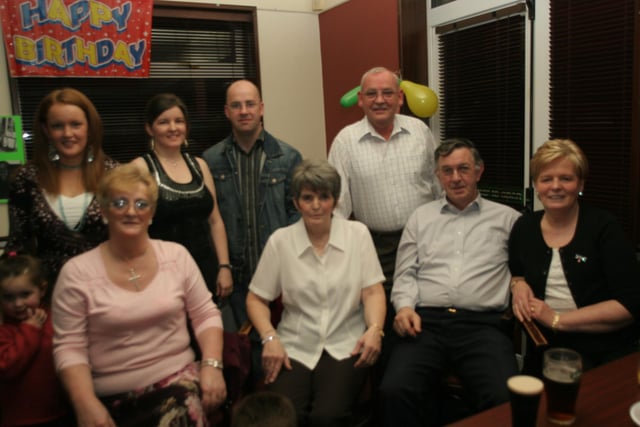The whole family together for Tony's birthday.