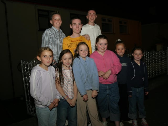 Gerry's big party with family and friends.
