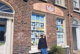 Jenni Doherty, proprietor of Little Acorns Bookstore on Great James' Street.
