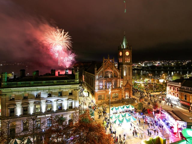 Derry Halloween Carnival Parade & Fireworks Display. Credit © Lorcan Doherty