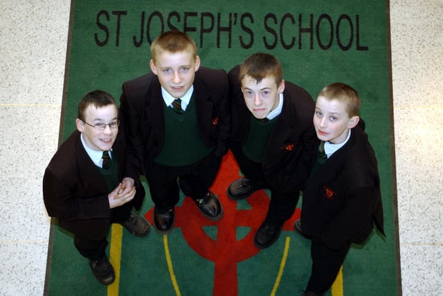 St Joseph's students back in 2003.