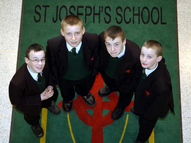 St Joseph's students back in 2003.