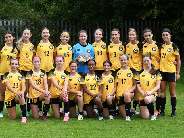 The Gundo FC (USA) which faced the Derry City Ladies under-15's side at Clooney Park West on Tuesday.
