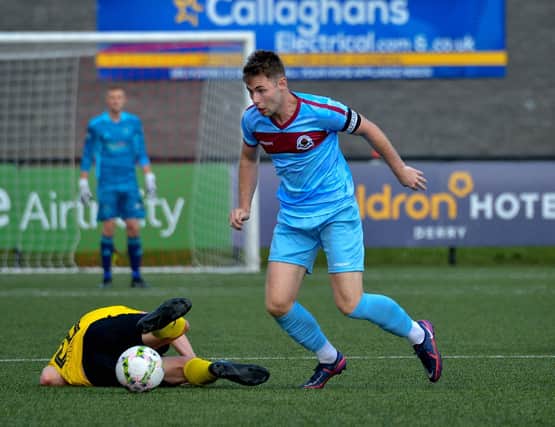 Institute midfielder Sean Doherty is likely to missing for a number of weeks after suffering ankle ligament damage.