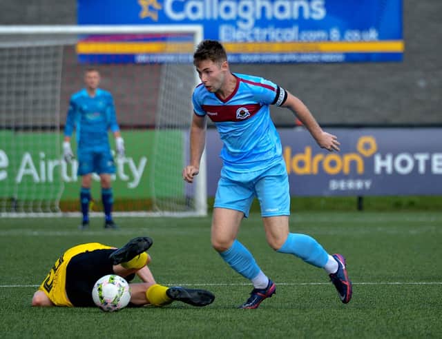 Institute midfielder Sean Doherty is likely to missing for a number of weeks after suffering ankle ligament damage.