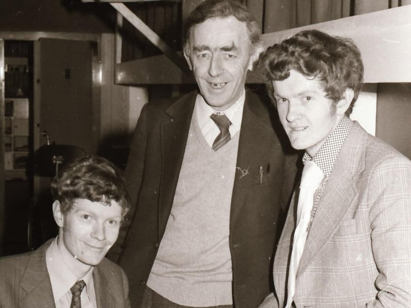 DERRY Credit Union Supervisory Committee Gerry Mullan, Aidan Coyle and Brian Mullan.
