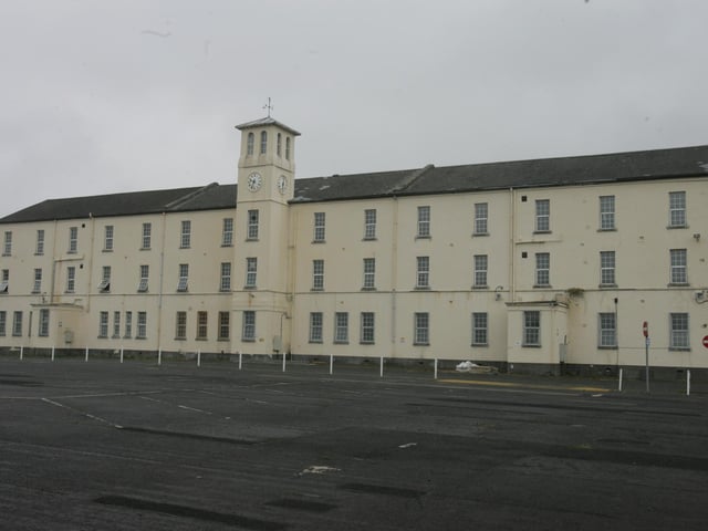 The former British Army military barracks at Ebrington in September 2005 shortly after it was transferred to the Executive.