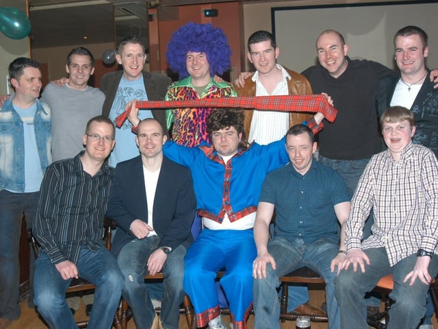 Eamon celebrating his 30th birthday 20 years ago.