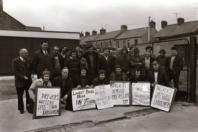 McMonagle drivers go on strike.