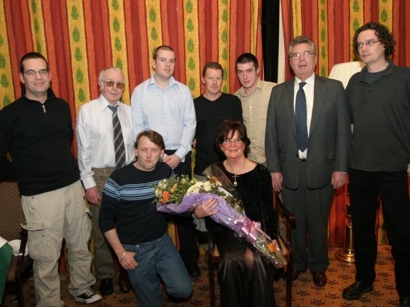 Celebrations back in 2004: Annie Courtney
