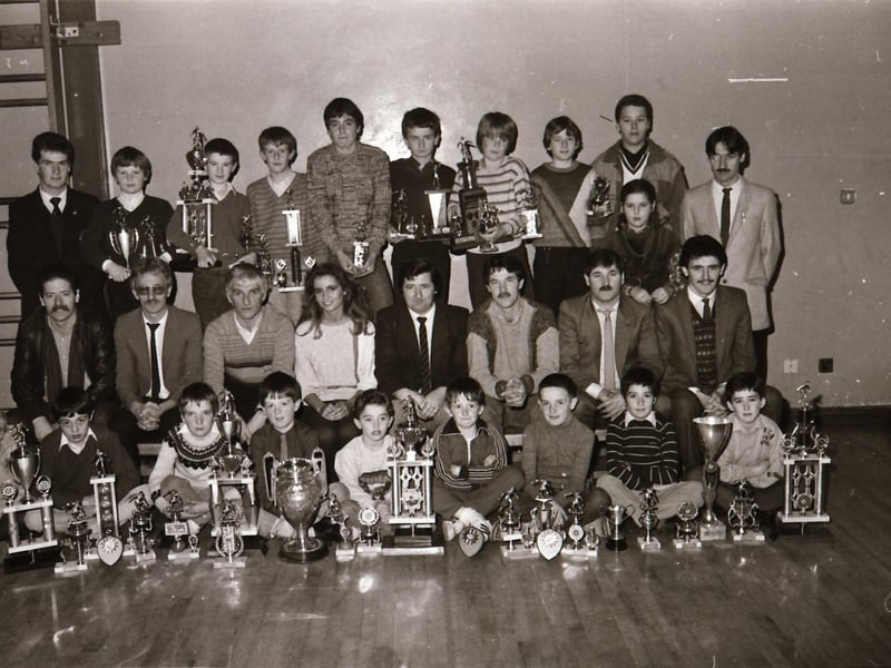 Creggan Celtic presentation function group in St Peter's CBS.
