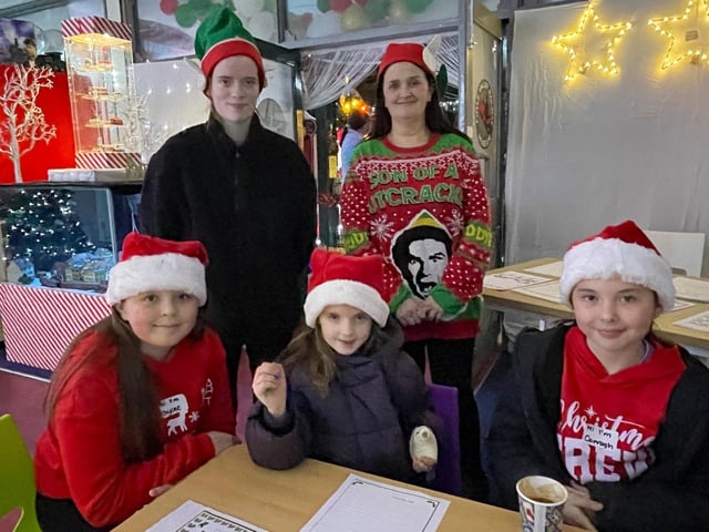 Visitors from the Western Trust's Children’s Disability Service enjoying an amazing Santa experience evening at Destined.