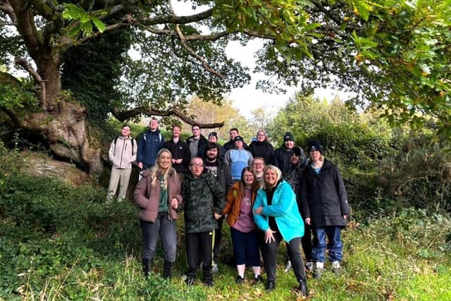 Members of the Playtrail in Derry taking part in nature and conservation activities run by the Woodland Trust. The group has received a £19,792 grant from The National Lottery Community Fund to run an outdoor activity programme in Faughan Valley. (Photo: Robert Watson/ WTNI)