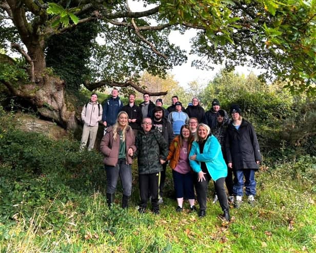 Members of the Playtrail in Derry taking part in nature and conservation activities run by the Woodland Trust. The group has received a £19,792 grant from The National Lottery Community Fund to run an outdoor activity programme in Faughan Valley. (Photo: Robert Watson/ WTNI)