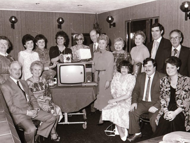 Presentation to Theresa Neeson telephone supervisor at the Everglades Hotel.