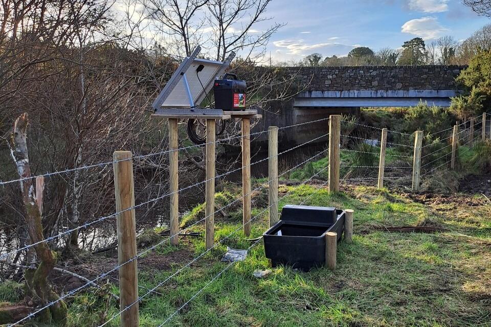 Riparian fencing, fencing repairs, access stiles and gates and solar-powered livestock watering systems were installed.