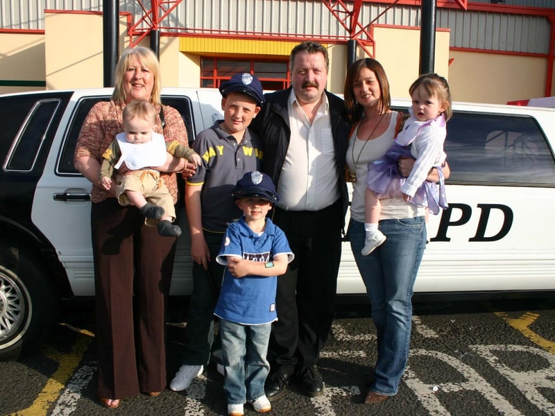 Darren Porter with family.