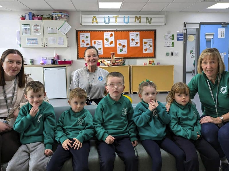 Mrs Morrows P1 class at Ardnashee Primary School. Photo: Supplied