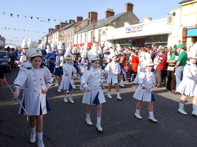 Buncrana St Patrick's Day in 2003:.