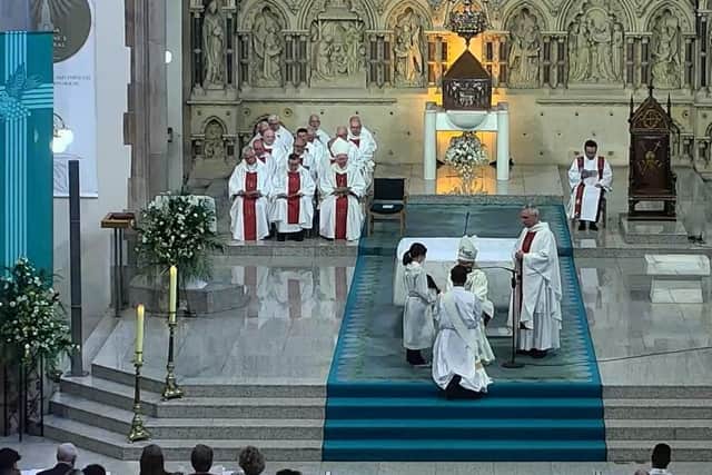Father Shaun Doherty was ordained by Bishop of Derry Most Reverend Donal McKeown.
