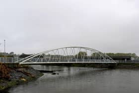 The new Pennyburn Bridge was opened on Monday morning. Photo: George Sweeney