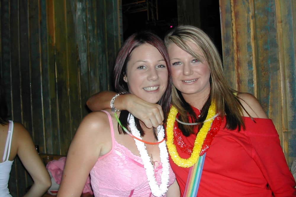 A night out at the Bondi Beach Club in August 2003