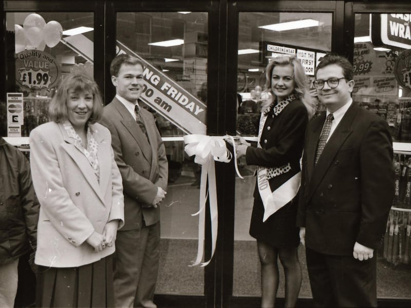The grand opening of What Everyone Wants, William Street, Derry in autumn 1993.