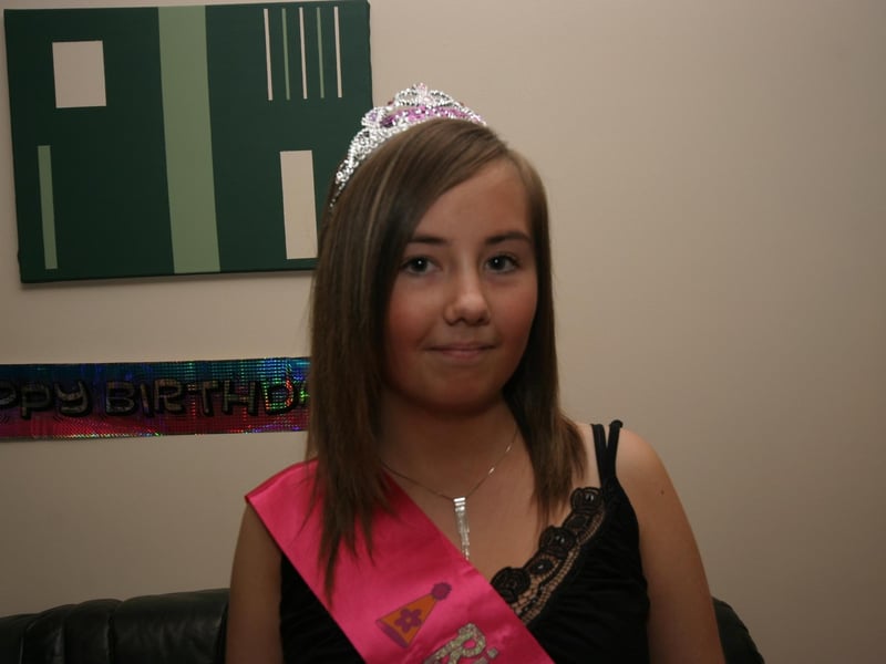 'Birthday girl' Bridie Canning.